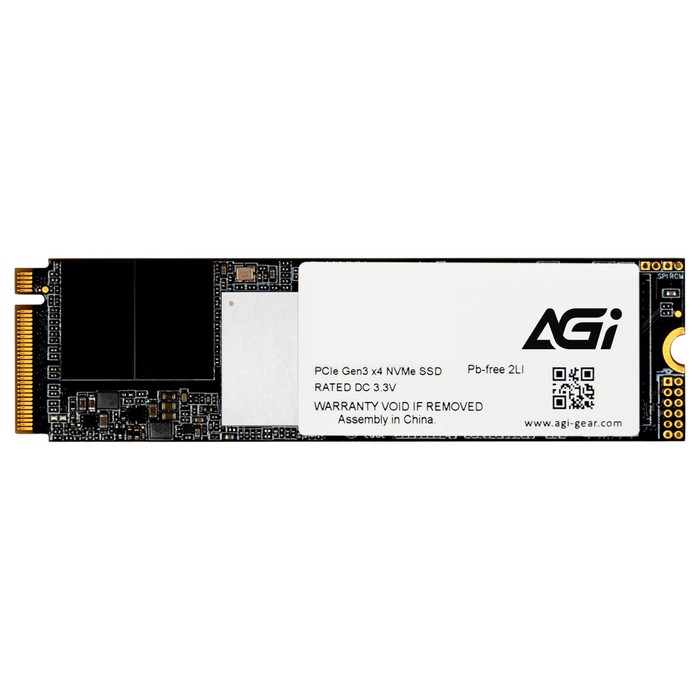 Накопитель SSD AGi PCIe 3.0 x4 2TB AGI2T0GIMAI218 M.2 2280 - Фото 1