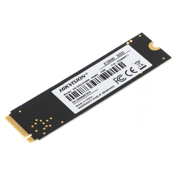 Накопитель SSD Hikvision PCIe 3.0 x4 2TB HS-SSD-E3000/2048G HS-SSD-E3000/2048G Hiksemi M.2   1068566 - фото 51612100