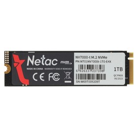 Накопитель SSD Netac PCIe 4.0 x4 1TB NT01NV7000t-1T0-E4X NV7000-t M.2 2280