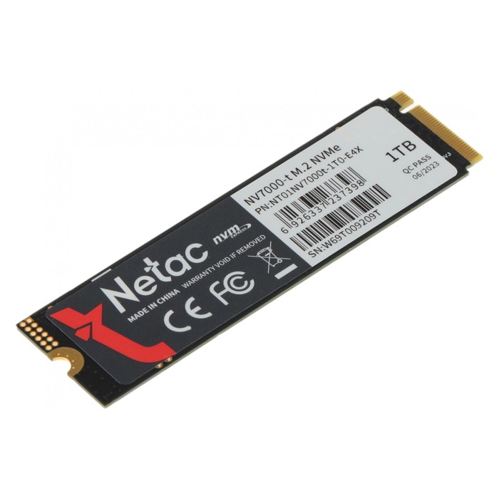 Накопитель SSD Netac PCIe 4.0 x4 1TB NT01NV7000t-1T0-E4X NV7000-t M.2 2280 - фото 51614992