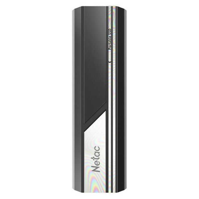 Накопитель SSD Netac USB-C 1TB NT01ZX10-001T-32BK ZX10 1.8" черный - Фото 1