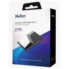 Накопитель SSD Netac USB-C 2000GB NT01Z7S-002T-32BK Z7S 2.5" черный - фото 51607731 Накопитель SSD Netac USB-C 2000GB NT01Z7S-002T-32BK Z7S 2.5" черный - фото 51607731