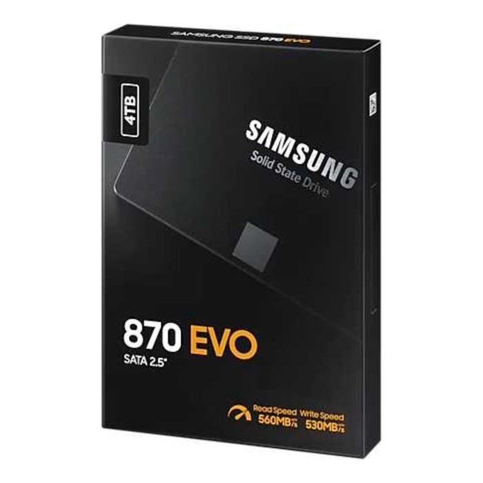 Накопитель SSD Samsung SATA-III 4TB MZ-77E4T0BW 870 EVO 2.5" - фото 51607762