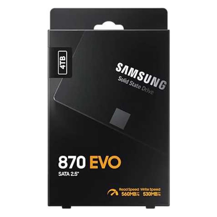 Накопитель SSD Samsung SATA-III 4TB MZ-77E4T0BW 870 EVO 2.5" - фото 51607764