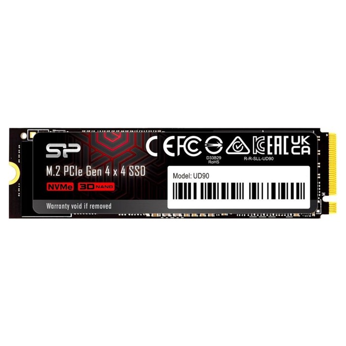 Накопитель SSD Silicon Power PCIe 4.0 x4 4TB SP04KGBP44UD9005 M-Series UD90 M.2 2280 - Фото 1