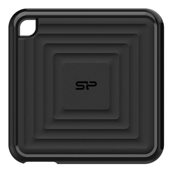 Накопитель SSD Silicon Power USB-C 256GB SP256GBPSDPC60CK PC60 1.8" черный - Фото 1