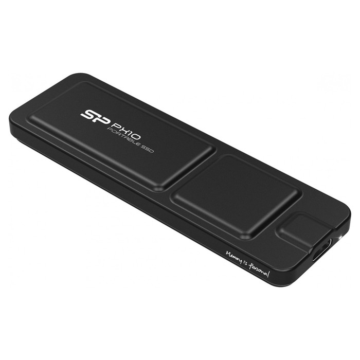 Накопитель SSD Silicon Power USB-C 2TB SP020TBPSDPX10CK PX10 1.8" черный - фото 51607780