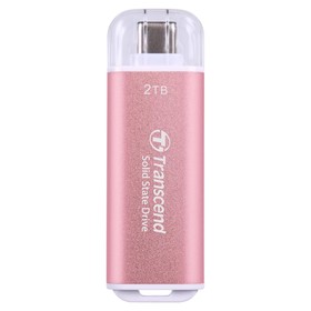 Накопитель SSD Transcend USB-C 2TB TS2TESD300P ESD300 розовый