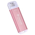 Накопитель SSD Transcend USB-C 2TB TS2TESD300P ESD300 розовый - Фото 3