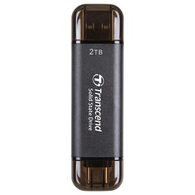 Накопитель SSD Transcend USB-C 2TB TS2TESD310C серый USB-A