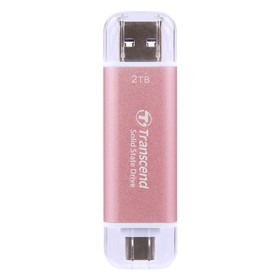 Накопитель SSD Transcend USB-C 2TB TS2TESD310P розовый USB-A