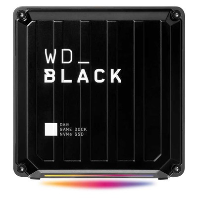 Накопитель SSD WD Thdb3 1TB WDBA3U0010BBK-EESN D50 Game Dock 1.8" черный USB 3.1 type C