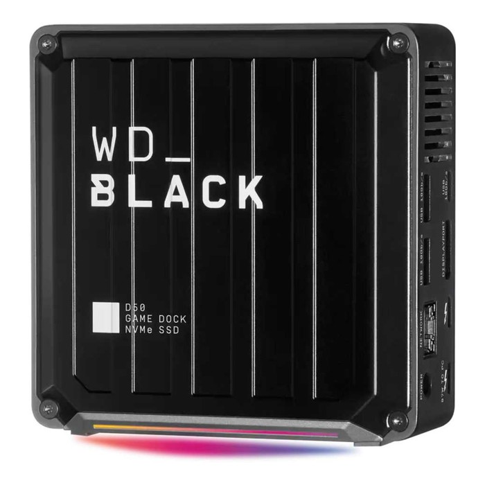 Накопитель SSD WD Thdb3 1TB WDBA3U0010BBK-EESN D50 Game Dock 1.8" черный USB 3.1 type C - фото 51607849