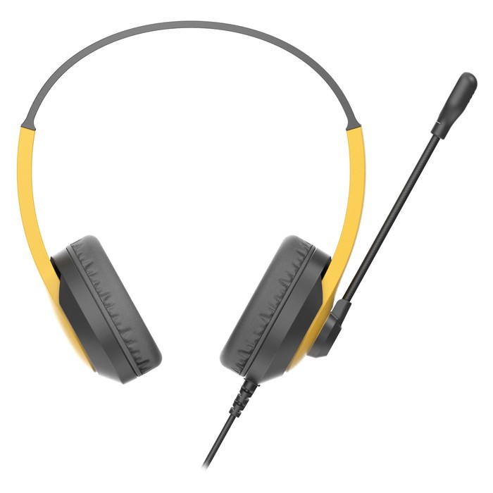 Наушники с микрофоном A4Tech Fstyler FH100U желтый/черный 2м накладные USB оголовье (FH100U   106857 - фото 51607926