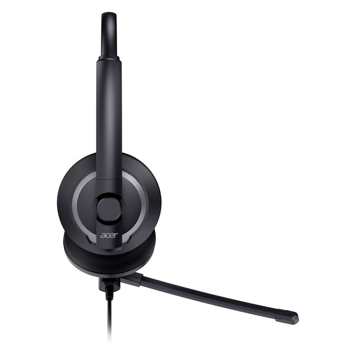 Наушники с микрофоном Acer OHW307 черный 1.8м накладные оголовье (ZL.HDSEE.002) - фото 51607950