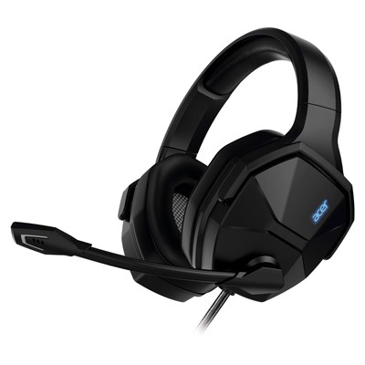 Наушники с микрофоном Acer OHW312 черный 2м мониторные USB оголовье (ZL.HDSEE.007)