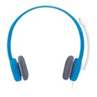 Наушники с микрофоном Logitech H150 синий/белый 1.8м накладные оголовье (981-000454) - Фото 4