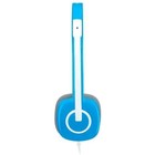 Наушники с микрофоном Logitech H150 синий/белый 1.8м накладные оголовье (981-000454) - Фото 5
