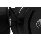 Наушники с микрофоном MSI Immerse GH20 черный 1.5м накладные оголовье (S37-2101060-SV1) - Фото 8