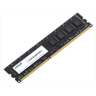 Оперативная память DDR3 4 ГБ 1333 МГц AMD R334G1339U1S-U, R3 Value RTL, PC3-10600, CL9, DIMM 240-pin, 1.5 В, Ret