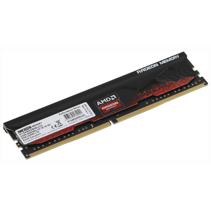 Память DDR4 8GB 2666MHz AMD R7S48G2606U2S Radeon R7 Performance Series RTL PC4-21300 CL16 D   106860 - фото 51608331