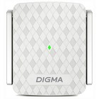 Повторитель беспроводного сигнала Digma D-WR310 (D-WR310V2), N300 Wi-Fi, белый - Фото 2