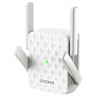 Повторитель беспроводного сигнала Digma D-WR310 (D-WR310V2), N300 Wi-Fi, белый - Фото 4