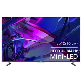 Телевизор QLED Hisense 85" 85U7KQ темно-серый 4K Ultra HD 120Hz DVB-T DVB-T2 DVB-C DVB-S DV   106863