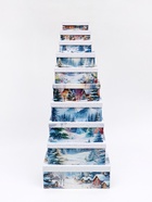 Набор подарочных новогодних коробок 10 в 1 «Новогодние каникулы», 32.5×20×12.5 - 12×7×4 см - Фото 3