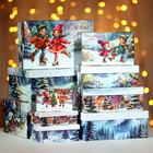 Набор подарочных новогодних коробок 10 в 1 «Новогодние каникулы», 32.5×20×12.5 - 12×7×4 см - Фото 2