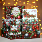 Набор подарочных новогодних коробок 10 в 1 «С новым годом», 32.5×20×12.5 - 12×7×4 см - Фото 2