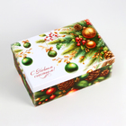 Набор подарочных новогодних коробок 10 в 1 «Ёлочные игрушки», 32.5×20×12.5 - 12×7×4 см - Фото 5