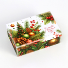 Набор подарочных новогодних коробок 10 в 1 «Ёлочные игрушки», 32.5×20×12.5 - 12×7×4 см - Фото 11