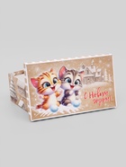 Набор подарочных новогодних коробок 10 в 1 «Зверята», 32.5×20×12.5 - 12×7×4 см - Фото 12