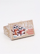 Набор подарочных новогодних коробок 10 в 1 «Зверята», 32.5×20×12.5 - 12×7×4 см - Фото 6