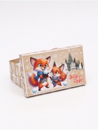 Набор подарочных новогодних коробок 10 в 1 «Зверята», 32.5×20×12.5 - 12×7×4 см - Фото 8
