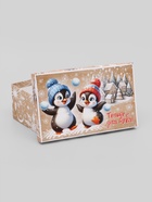 Набор подарочных новогодних коробок 10 в 1 «Зверята», 32.5×20×12.5 - 12×7×4 см - Фото 8