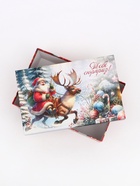 Набор подарочных новогодних коробок 10 в 1 «Дед мороз в санях», 32.5×20×12.5 - 12×7×4 см - Фото 14