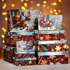 Набор коробок 10 в 1 "Дед мороз в санях", 32,5 х 20 х 12,5 - 12 х 7 х 4 см - Фото 14