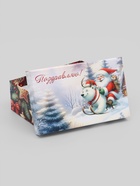 Набор подарочных новогодних коробок 10 в 1 «Дед мороз в санях», 32.5×20×12.5 - 12×7×4 см - Фото 5