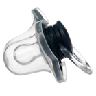 Соска - пустышка силиконовая классическая M&B, от 0 мес., с колпачком, синий - Фото 2