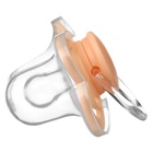 Соска - пустышка силиконовая классическая M&B, от 0 мес., с колпачком, персиковый - Фото 2