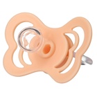 Соска - пустышка силиконовая классическая M&B, от 0 мес., с колпачком, персиковый - Фото 5