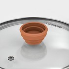 Набор кастрюль Magistro, 3 шт.: d=16/20/24 см, толщина 0.6 мм, штабелируемые, индукция, 304 AISI марка стали - Фото 8