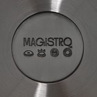 Набор кастрюль Magistro, 3 шт.: d=16/20/24 см, толщина 0.6 мм, штабелируемые, индукция, 304 AISI марка стали - Фото 10
