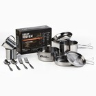 Подарочный набор посуды для похода «Смелость и отвага», 12 предметов - Фото 2