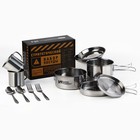 Подарочный набор посуды для похода «Стратегический набор», 12 предметов - Фото 2