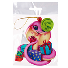 Ёлочная игрушка - подвеска деревянная «Змея с подарками» - Фото 6