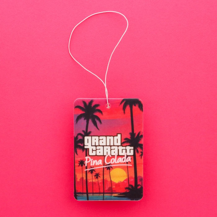 Ароматизатор подвесной Grand Caratt Auto, пина колада - Фото 1
