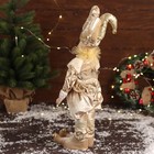 Новогодний шут «В блестящем костюме» двигается, 48×16 см, золото - Фото 4